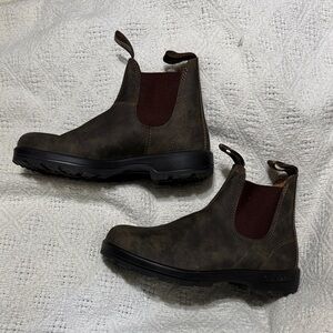 Blundstone Dark Brown Leather Boots
